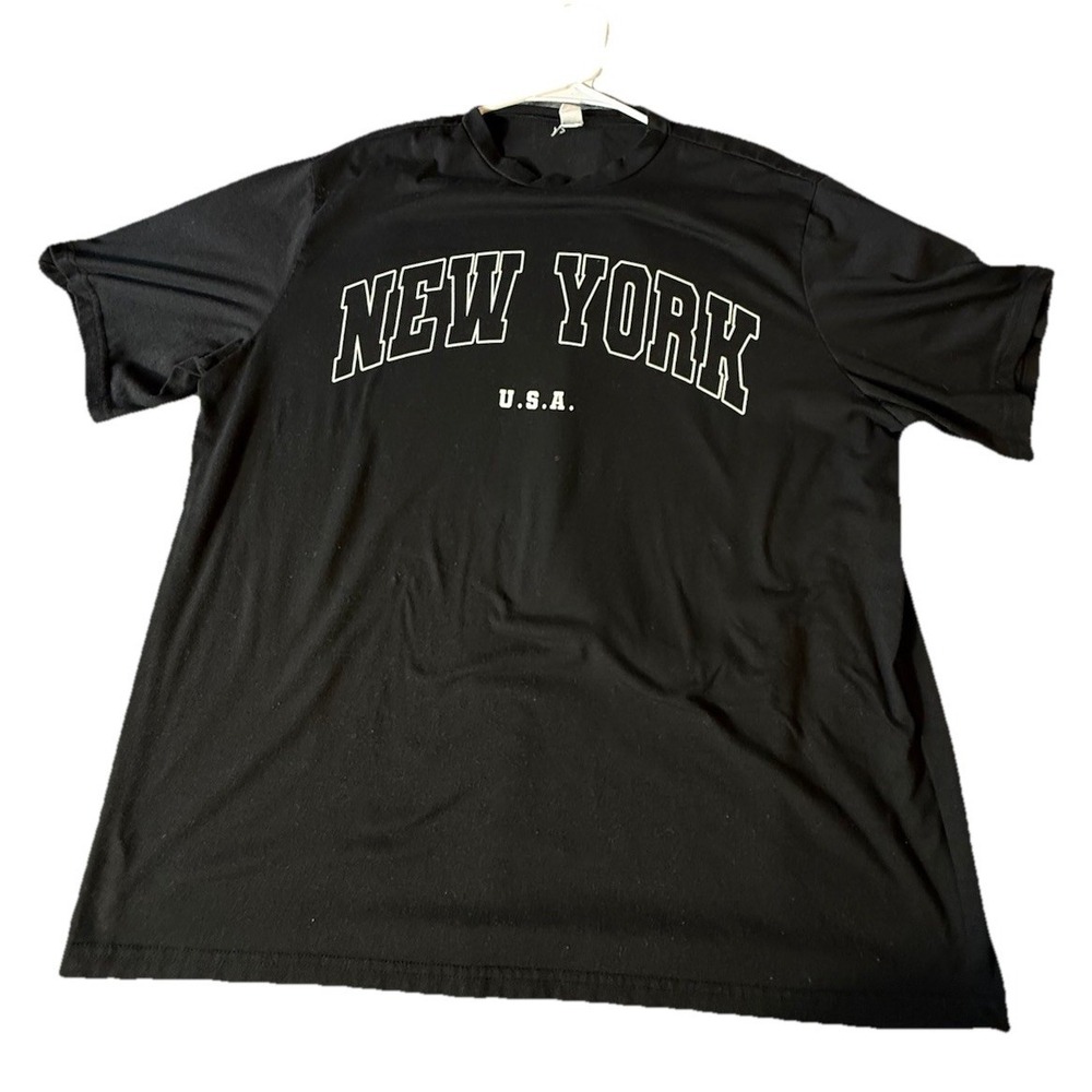 New York U.S.A. Graphic‎ Unisex T-Shirt Unisex Black